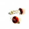 Boucles d'oreilles en ambre