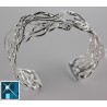 Bracelet plaqué argent, pièce unique.