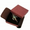 Boite cadeau marron pour grand pendentif