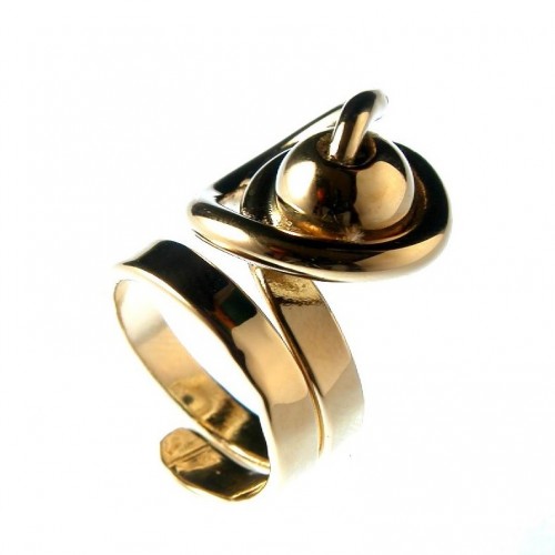 Bague réglable, bijou contemporain