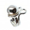 Grosse bague argent, pièce sophistiquée de créateur