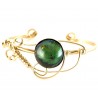 Bracelet fantaisie en émail, bijou d'artiste, création française