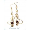 Boucles d'oreilles-création originale made in France