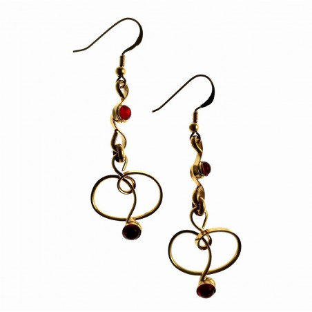 Boucles d'oreilles-création artisanale made in France