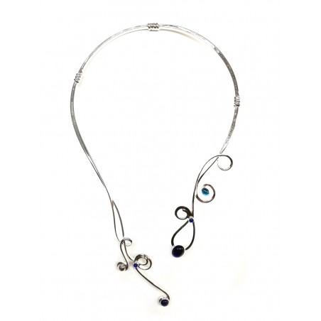 Collier Stéthoscope argent