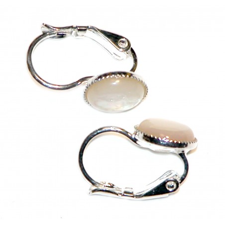 boucles d'oreilles avec la nacre