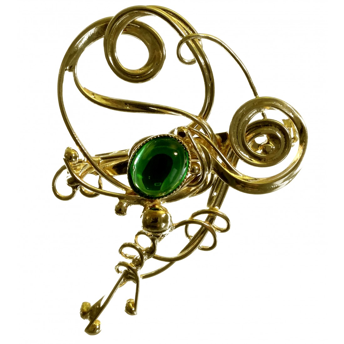 Broche en Bronze Inaden - Broche fantaisie bijou artisanal