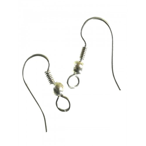 Crochets en argent pour boucles d'oreilles