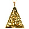 Pendentif en forme de triangle, modèle unique.