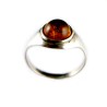 Bague en ambre, bijou de qualité.