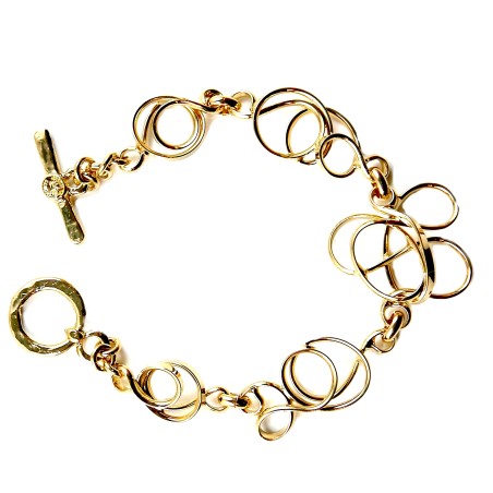 Bijoux artisanaux : bracelet souple, unique et fait main.