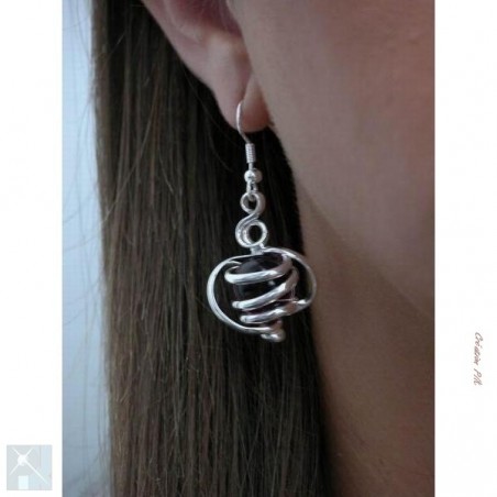 Boucles d'oreilles d'artisan bijoutier